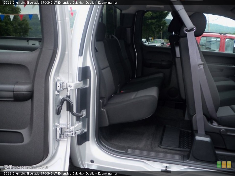 Ebony Interior Photo for the 2011 Chevrolet Silverado 3500HD LT Extended Cab 4x4 Dually #52898694