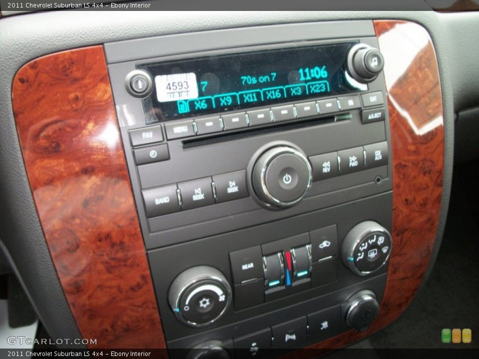 Ebony Interior Controls for the 2011 Chevrolet Suburban LS 4x4 #52899351