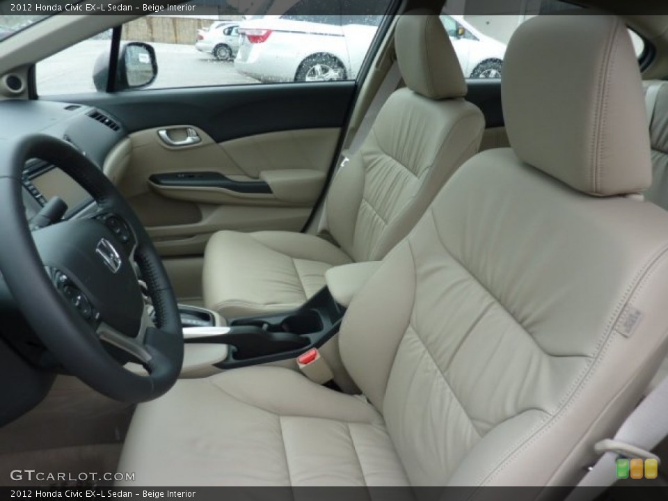 Beige Interior Photo for the 2012 Honda Civic EX-L Sedan #52899786