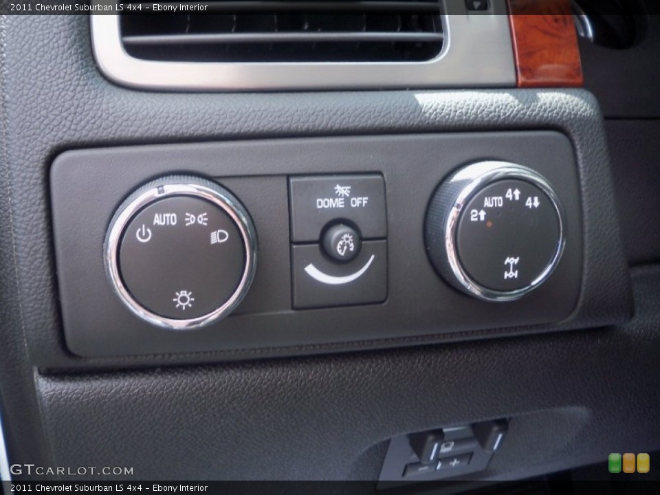 Ebony Interior Controls for the 2011 Chevrolet Suburban LS 4x4 #52899858