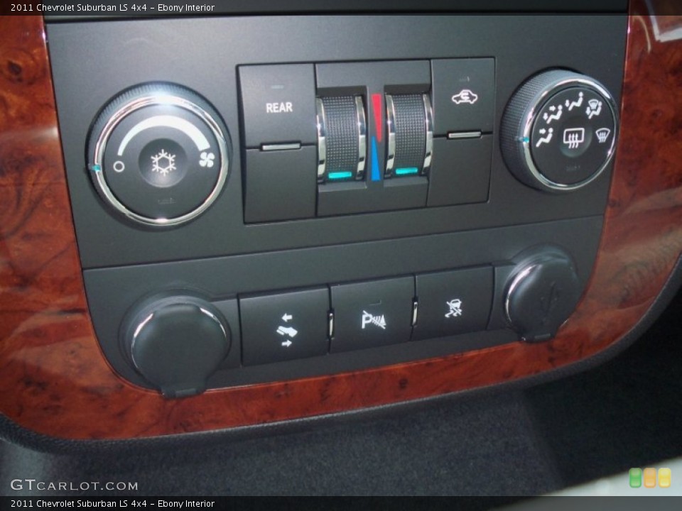 Ebony Interior Controls for the 2011 Chevrolet Suburban LS 4x4 #52899891