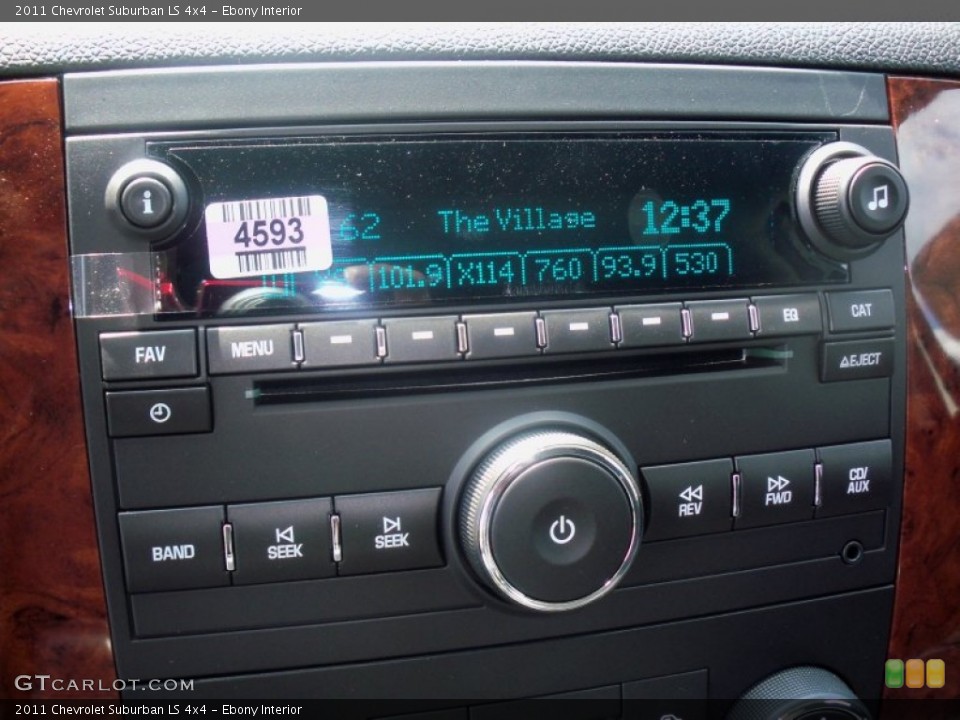 Ebony Interior Audio System for the 2011 Chevrolet Suburban LS 4x4 #52899906