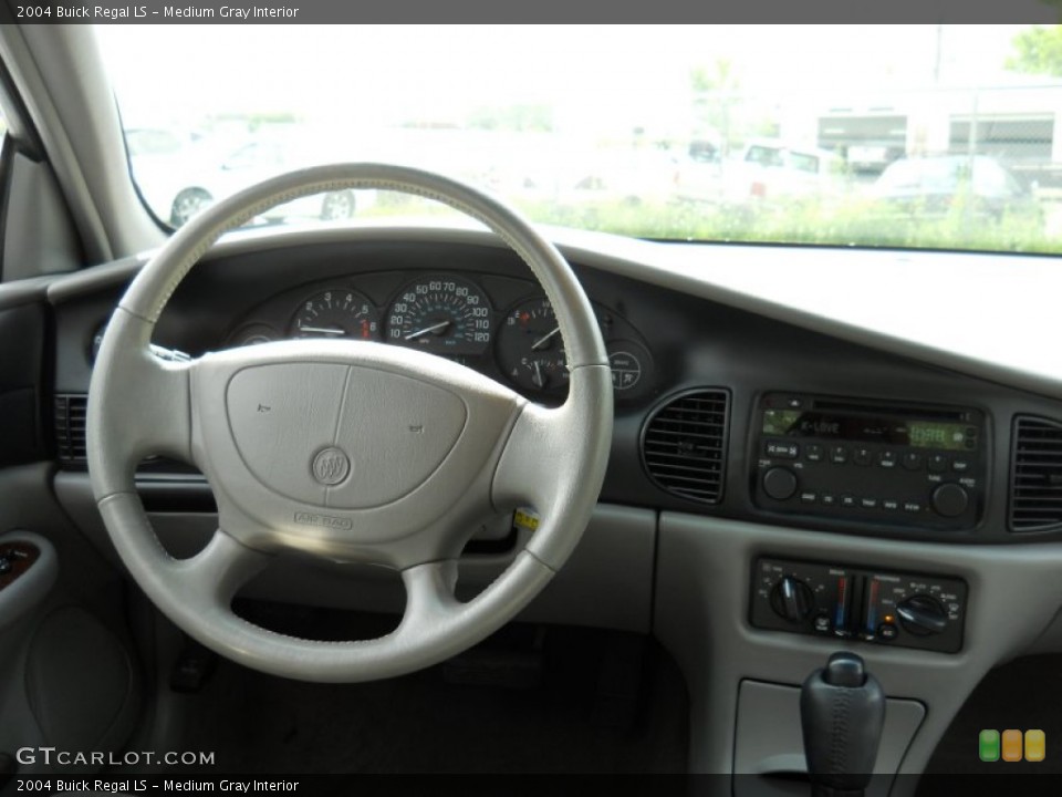 Medium Gray Interior Steering Wheel for the 2004 Buick Regal LS #52900812