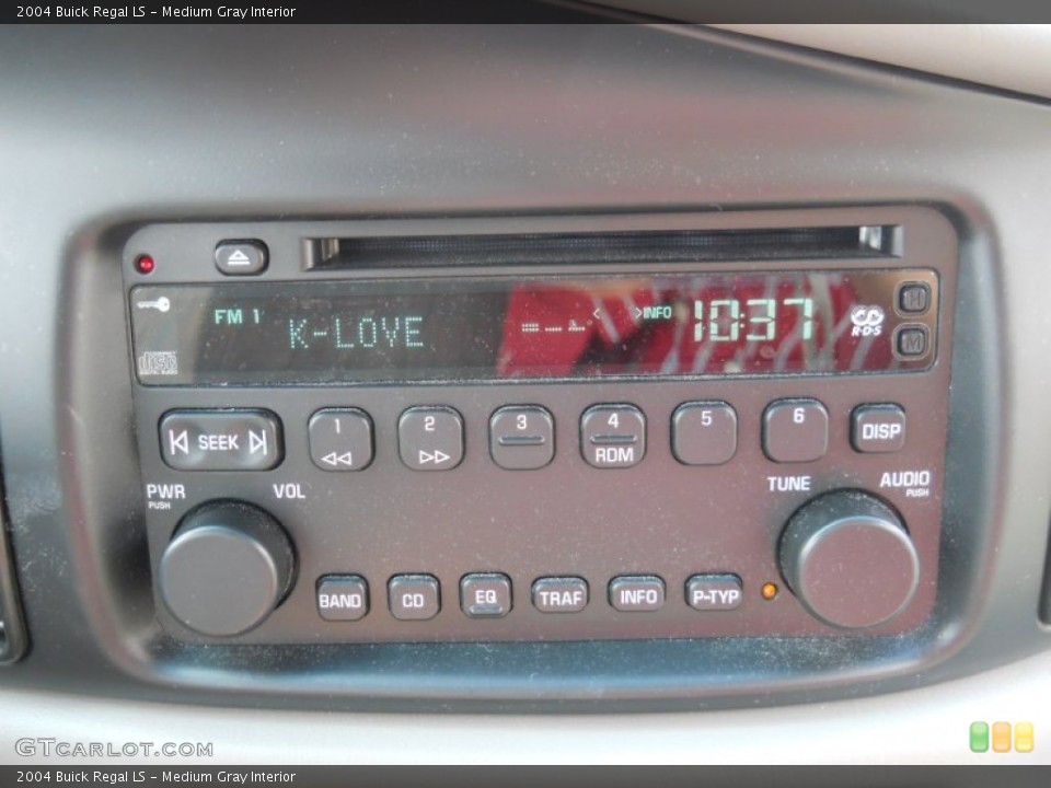 Medium Gray Interior Audio System for the 2004 Buick Regal LS #52900827