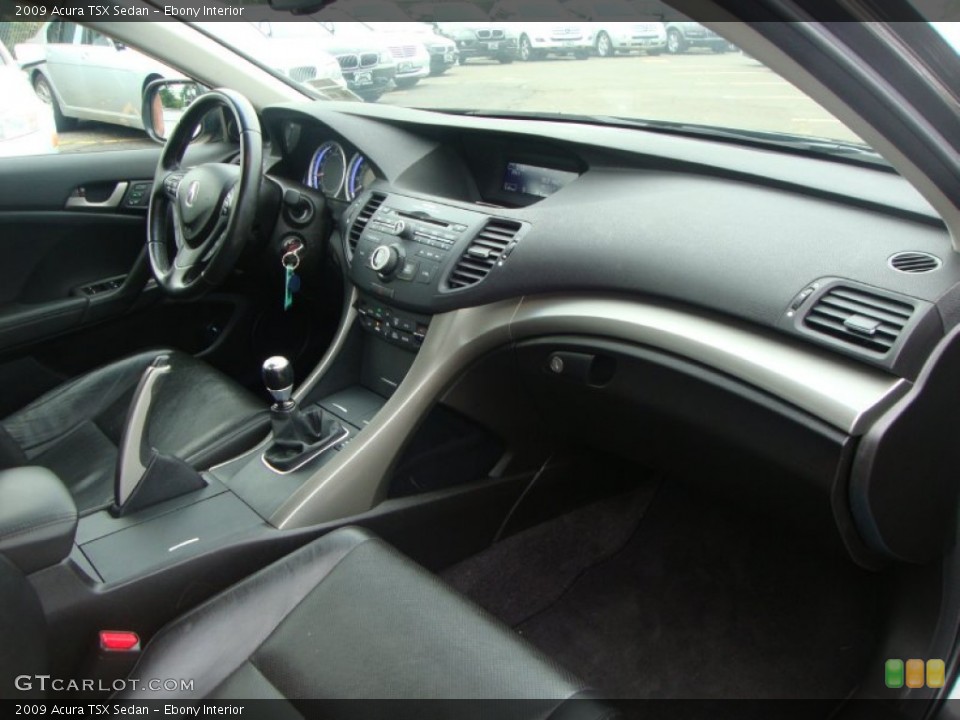 Ebony Interior Dashboard for the 2009 Acura TSX Sedan #52901896