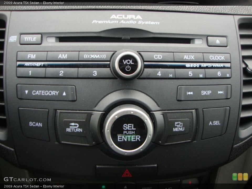 Ebony Interior Controls for the 2009 Acura TSX Sedan #52902126
