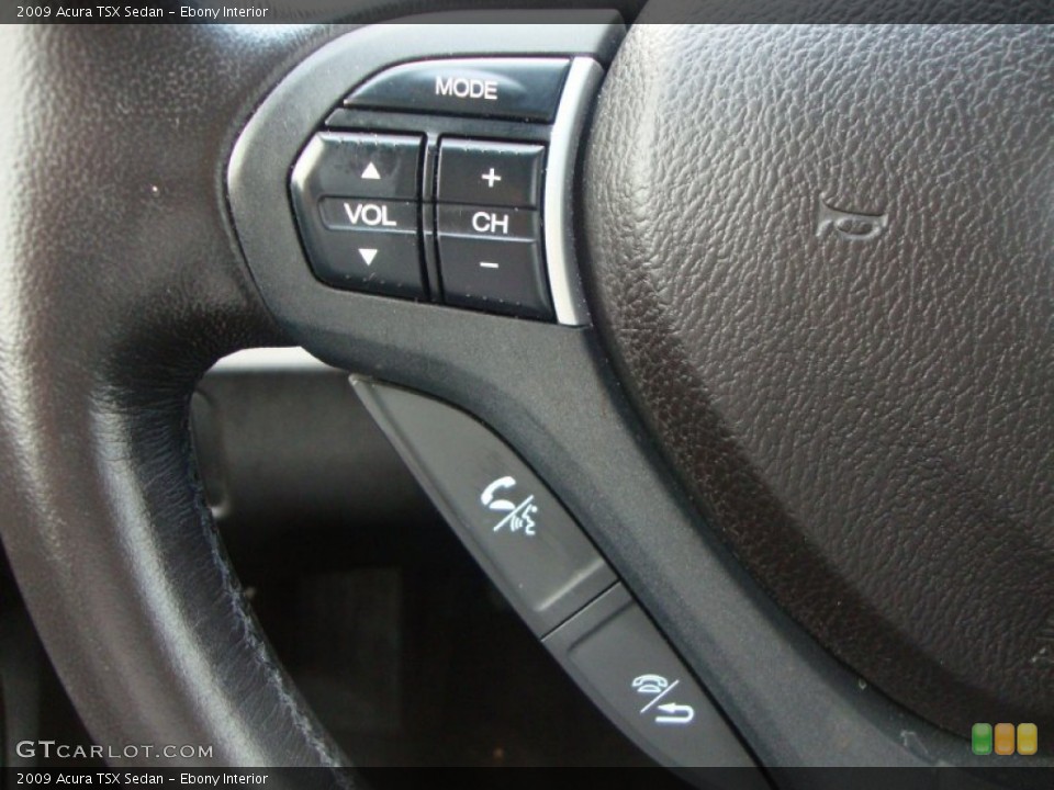 Ebony Interior Controls for the 2009 Acura TSX Sedan #52902153