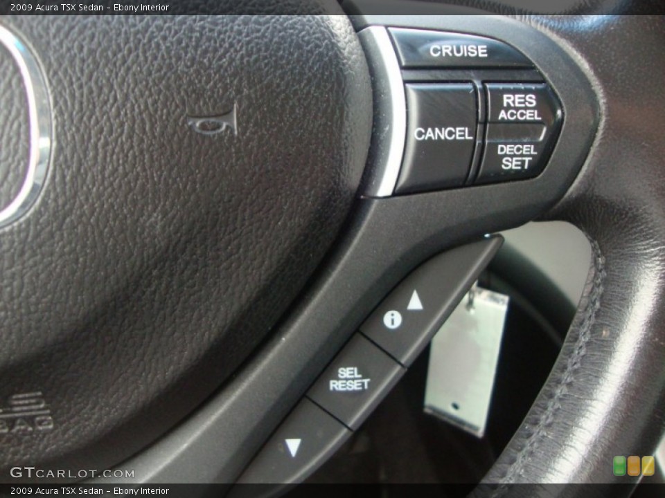 Ebony Interior Controls for the 2009 Acura TSX Sedan #52902159