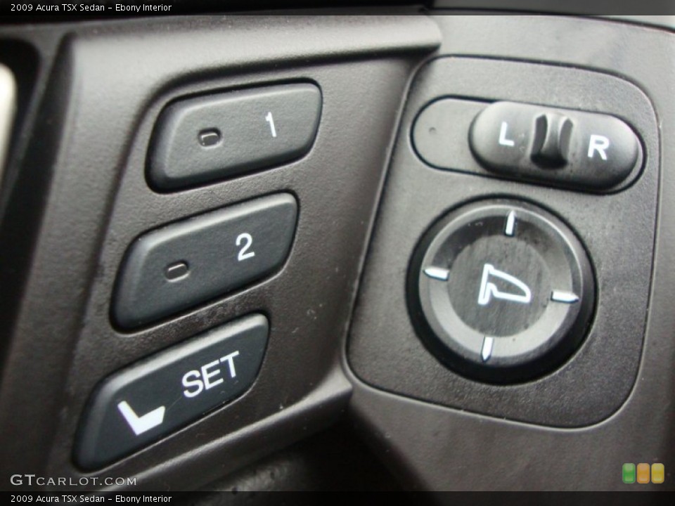 Ebony Interior Controls for the 2009 Acura TSX Sedan #52902180