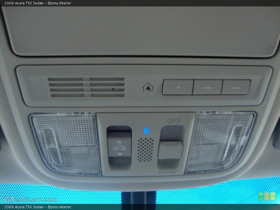 Ebony Interior Controls for the 2009 Acura TSX Sedan #52902210