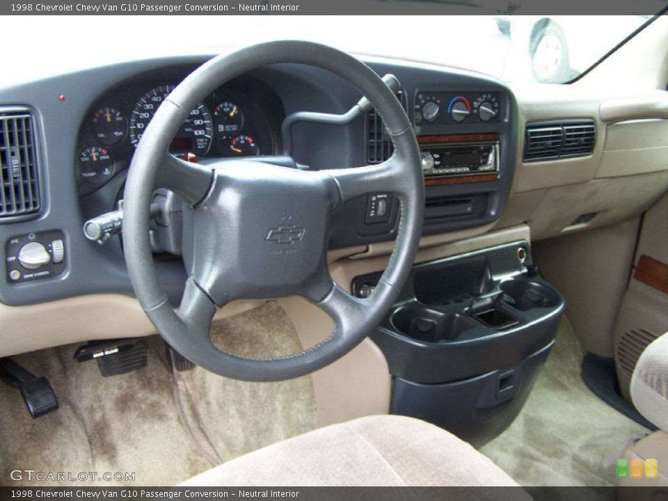 Neutral Interior Dashboard for the 1998 Chevrolet Chevy Van G10 Passenger Conversion #52903299