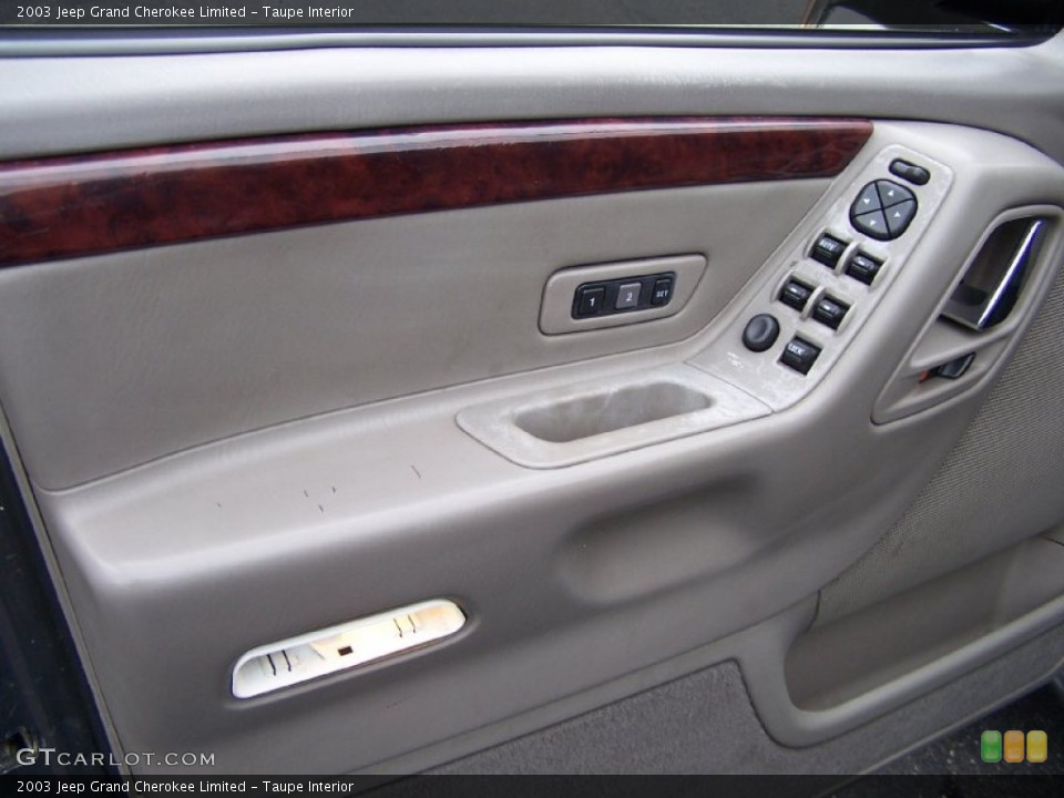 Taupe Interior Controls for the 2003 Jeep Grand Cherokee Limited #52903752