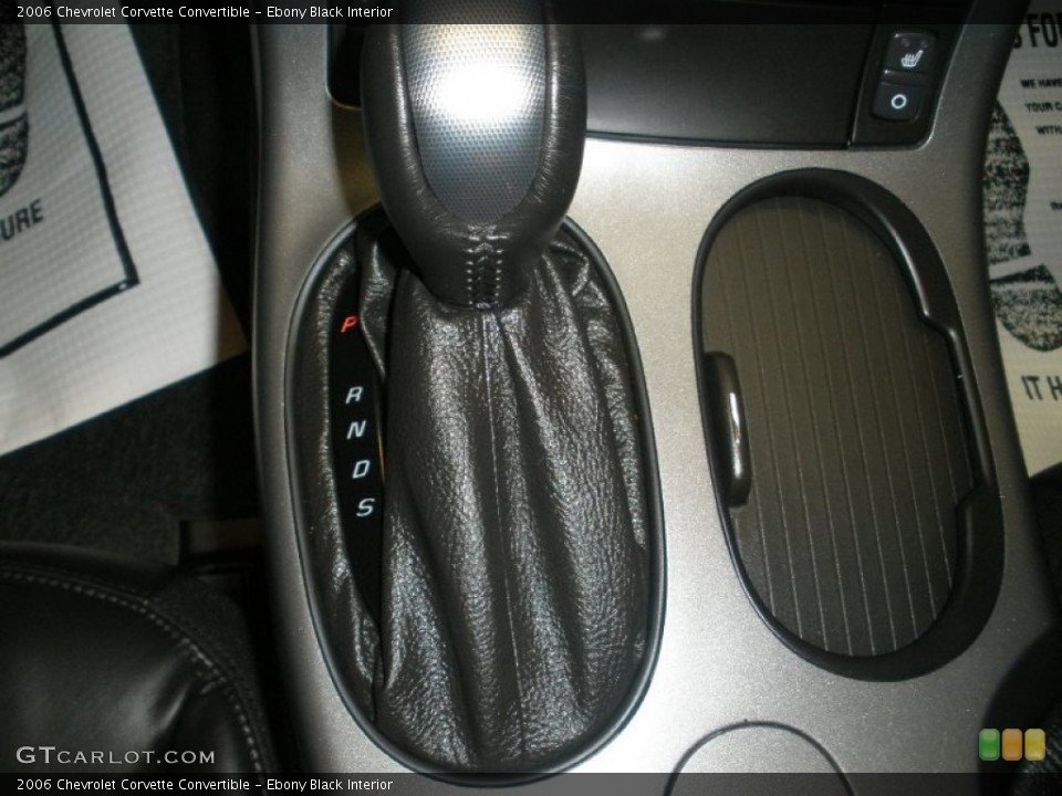 Ebony Black Interior Transmission for the 2006 Chevrolet Corvette Convertible #52904991