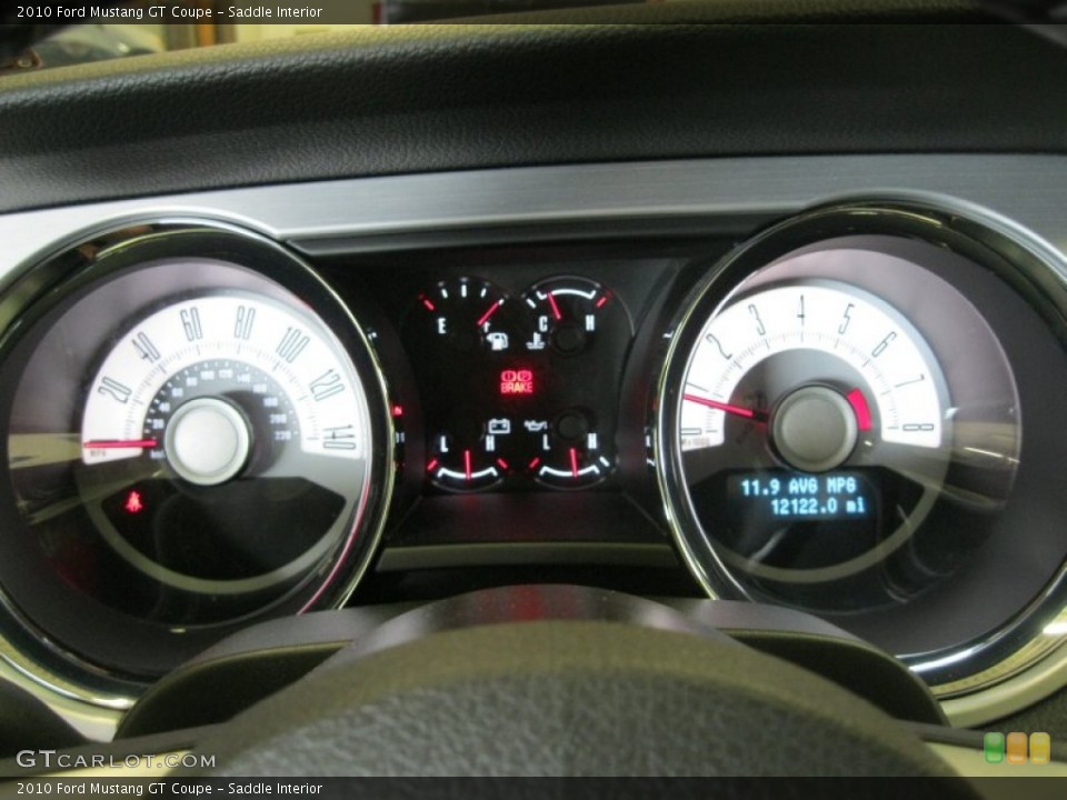 Saddle Interior Gauges for the 2010 Ford Mustang GT Coupe #52905069
