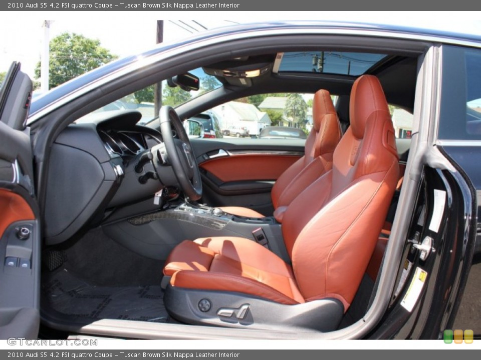 Tuscan Brown Silk Nappa Leather Interior Photo for the 2010 Audi S5 4.2 FSI quattro Coupe #52905654