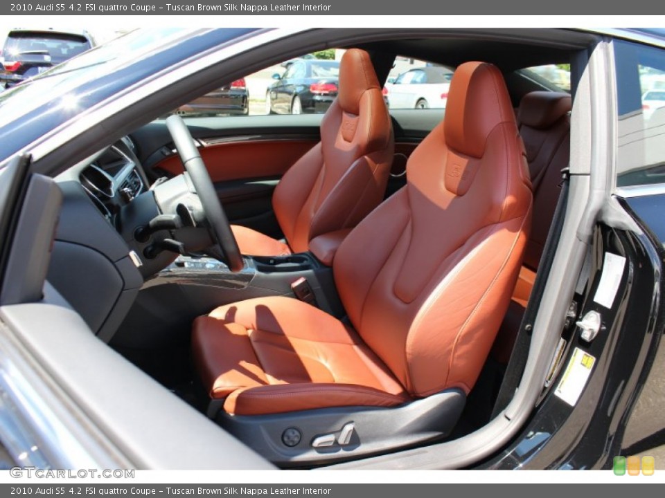 Tuscan Brown Silk Nappa Leather Interior Photo for the 2010 Audi S5 4.2 FSI quattro Coupe #52905669