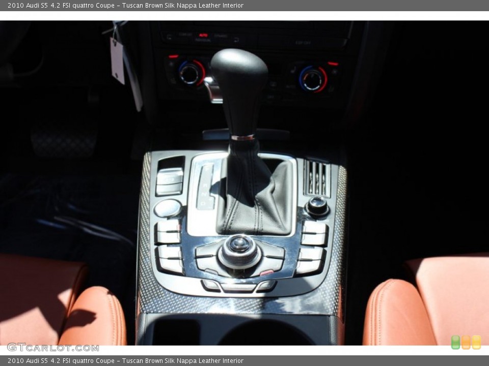 Tuscan Brown Silk Nappa Leather Interior Transmission for the 2010 Audi S5 4.2 FSI quattro Coupe #52905777