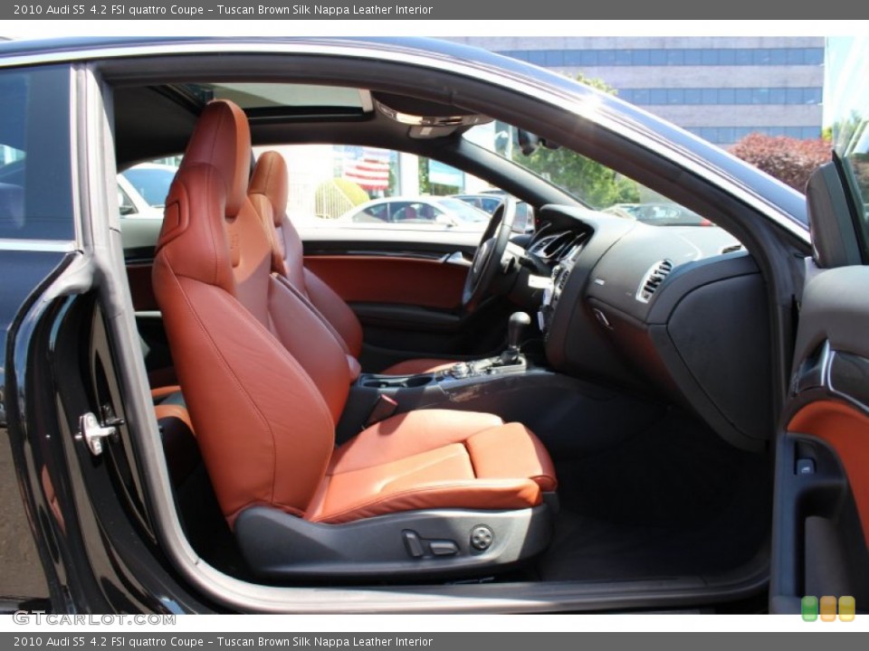 Tuscan Brown Silk Nappa Leather Interior Photo for the 2010 Audi S5 4.2 FSI quattro Coupe #52905858