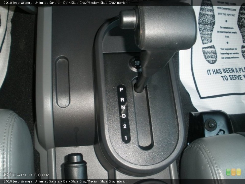 Dark Slate Gray/Medium Slate Gray Interior Transmission for the 2010 Jeep Wrangler Unlimited Sahara #52906282