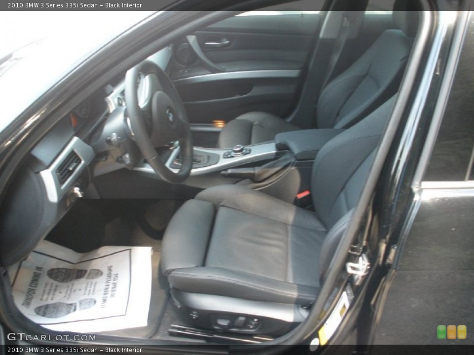 Black Interior Photo for the 2010 BMW 3 Series 335i Sedan #52907064