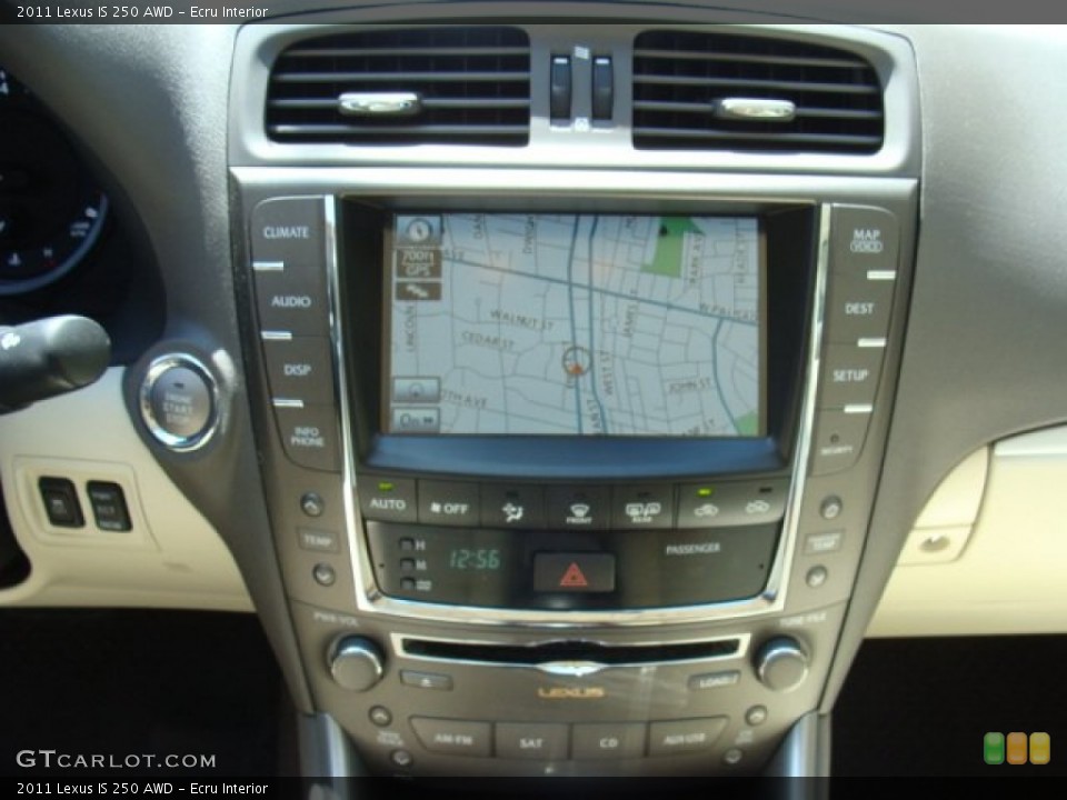 Ecru Interior Navigation for the 2011 Lexus IS 250 AWD #52907295