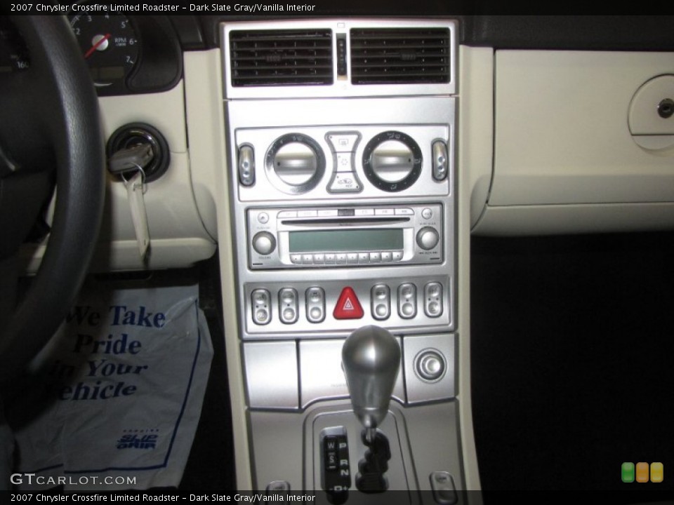 Dark Slate Gray/Vanilla Interior Controls for the 2007 Chrysler Crossfire Limited Roadster #52907979