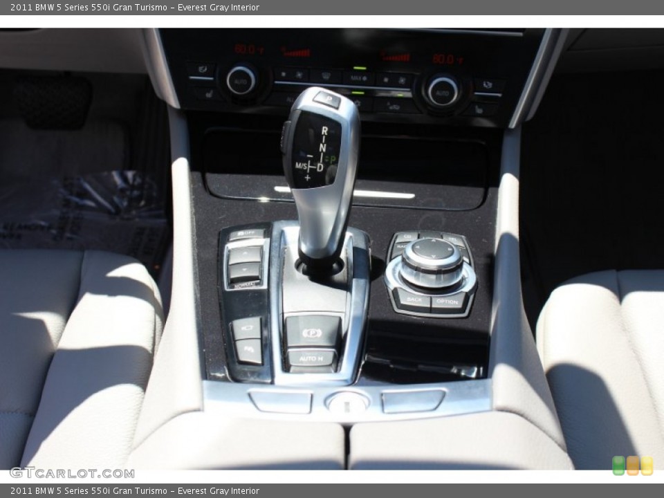 Everest Gray Interior Transmission for the 2011 BMW 5 Series 550i Gran Turismo #52908696