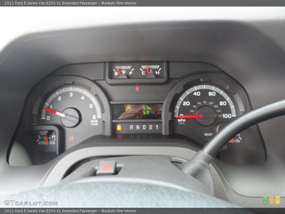 Medium Flint Interior Gauges for the 2011 Ford E Series Van E350 XL Extended Passenger #52909932
