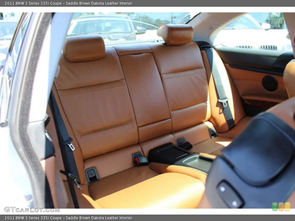 Saddle Brown Dakota Leather Interior Photo for the 2011 BMW 3 Series 335i Coupe #52910130