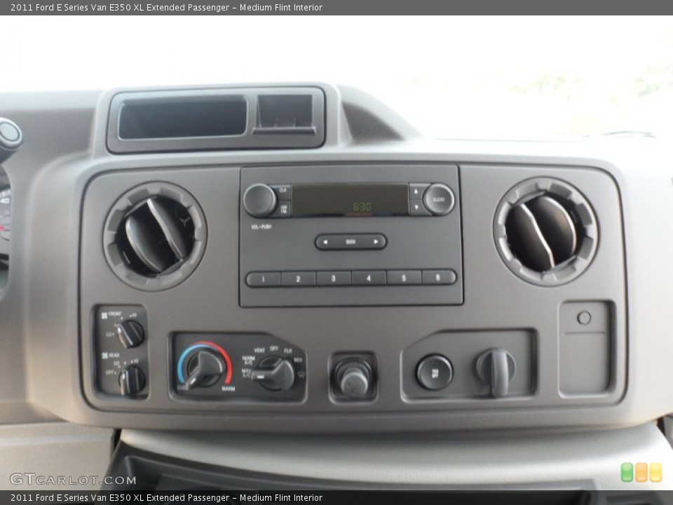 Medium Flint Interior Controls for the 2011 Ford E Series Van E350 XL Extended Passenger #52910368
