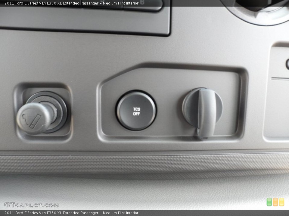 Medium Flint Interior Controls for the 2011 Ford E Series Van E350 XL Extended Passenger #52910397