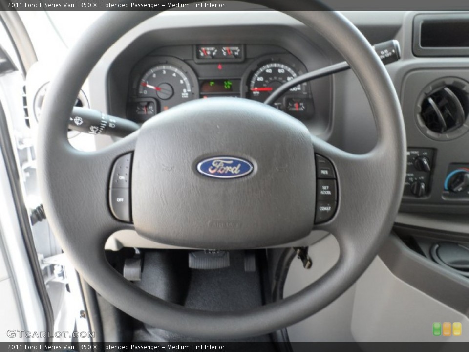 Medium Flint Interior Steering Wheel for the 2011 Ford E Series Van E350 XL Extended Passenger #52910439