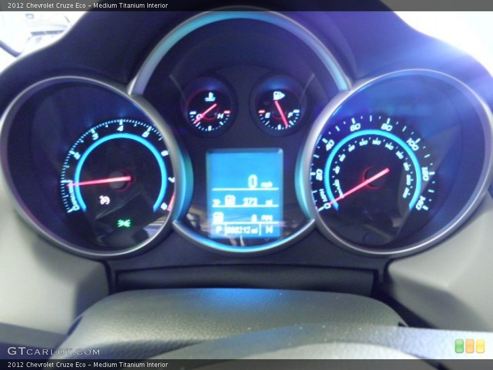 Medium Titanium Interior Gauges for the 2012 Chevrolet Cruze Eco #52911045