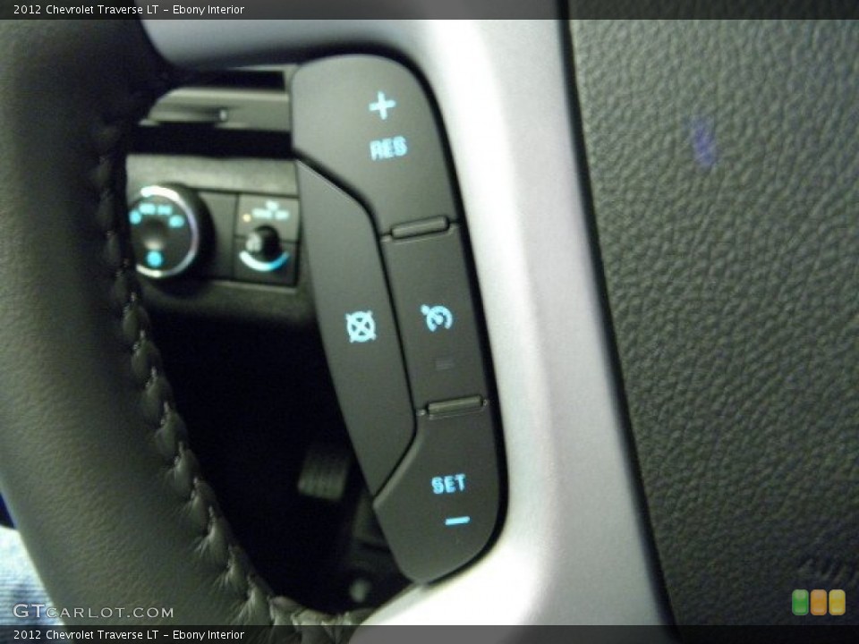 Ebony Interior Controls for the 2012 Chevrolet Traverse LT #52911426
