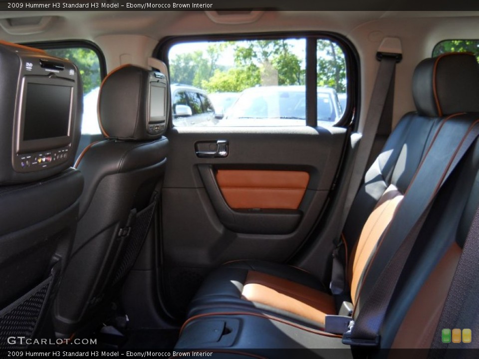 Ebony/Morocco Brown Interior Photo for the 2009 Hummer H3  #52912116