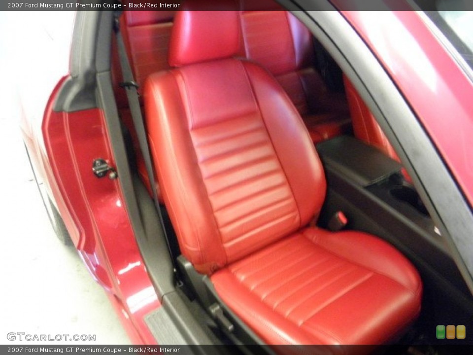 Black/Red Interior Photo for the 2007 Ford Mustang GT Premium Coupe #52913172
