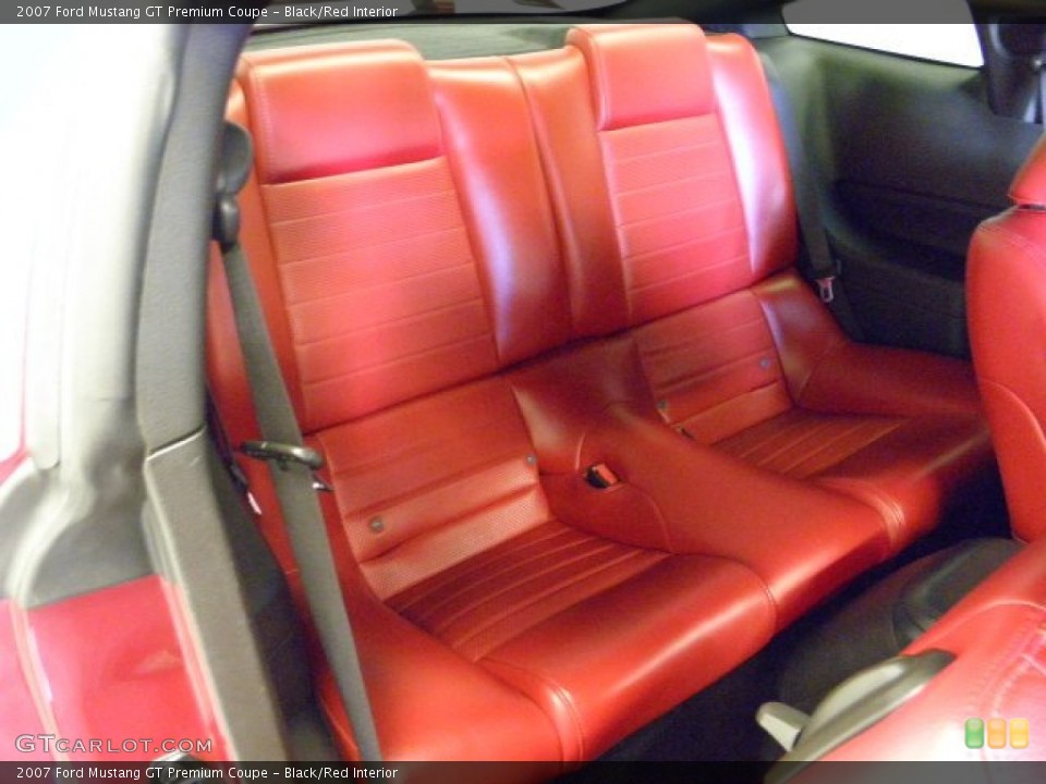 Black/Red Interior Photo for the 2007 Ford Mustang GT Premium Coupe #52913190