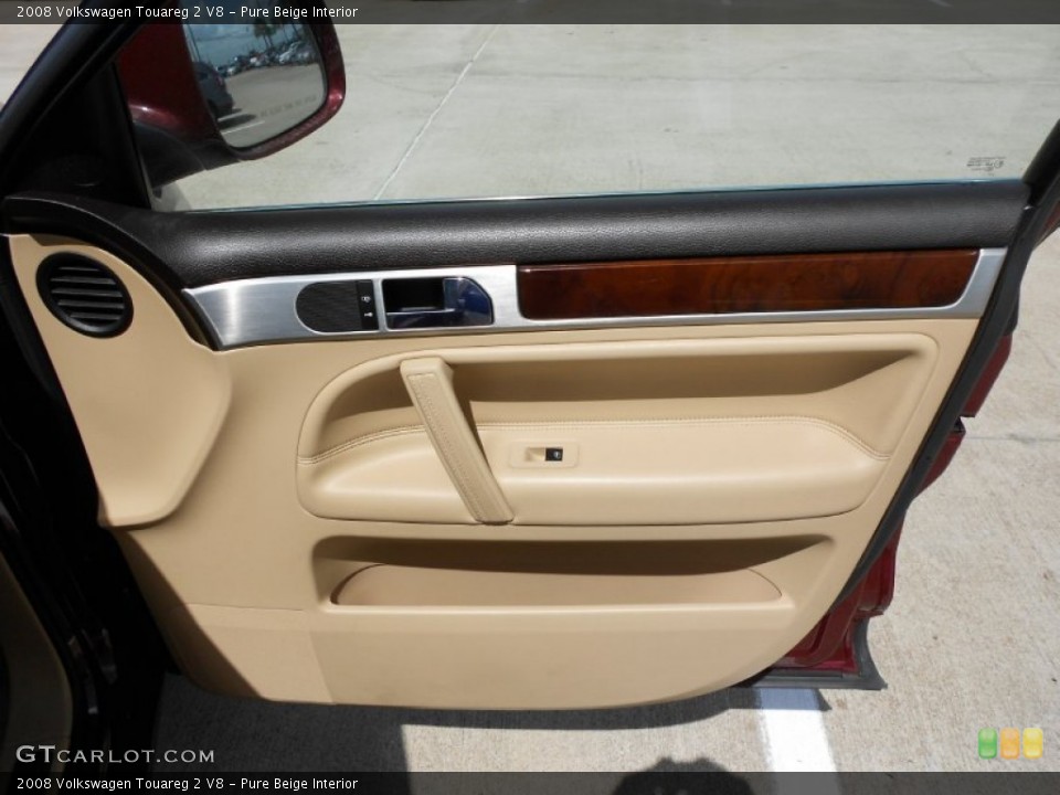 Pure Beige Interior Door Panel for the 2008 Volkswagen Touareg 2 V8 #52915245