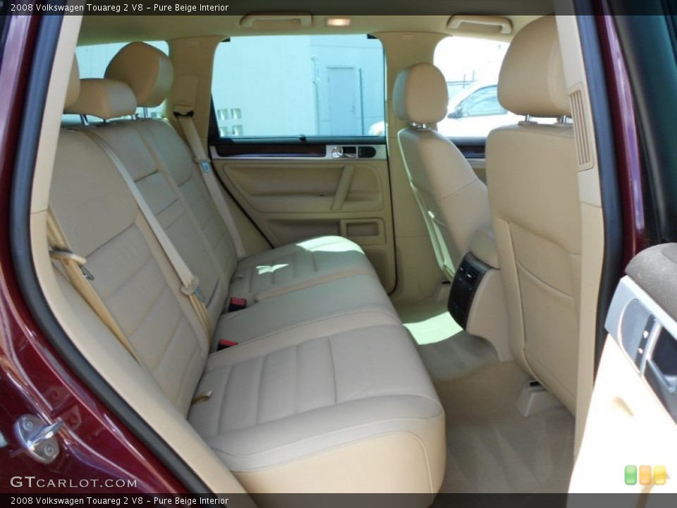 Pure Beige Interior Photo for the 2008 Volkswagen Touareg 2 V8 #52915281
