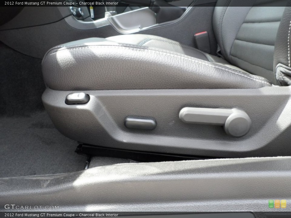 Charcoal Black Interior Controls for the 2012 Ford Mustang GT Premium Coupe #52915809