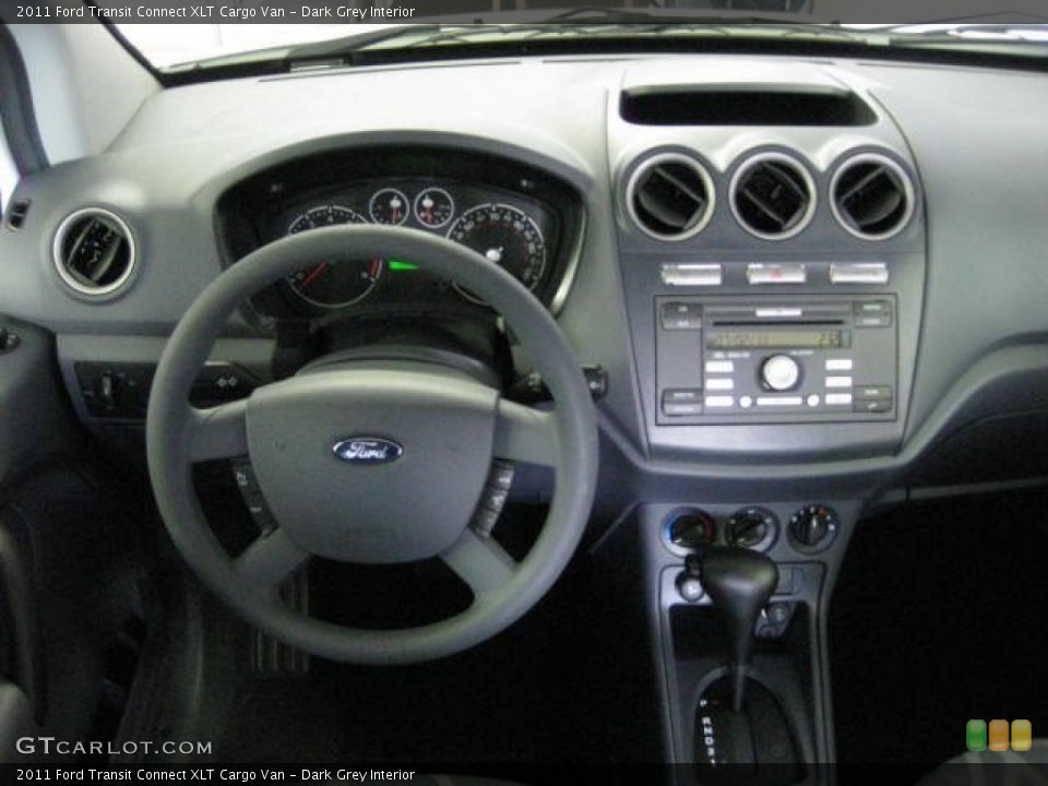 Dark Grey Interior Dashboard for the 2011 Ford Transit Connect XLT Cargo Van #52916058