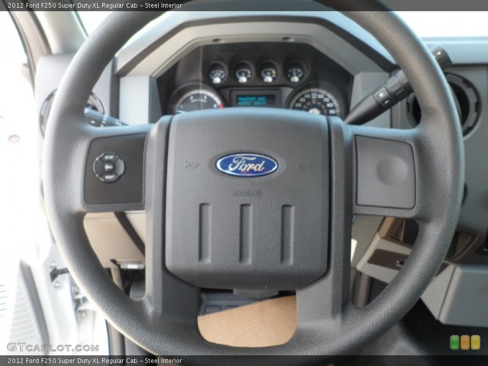 Steel Interior Steering Wheel for the 2012 Ford F250 Super Duty XL Regular Cab #52916958