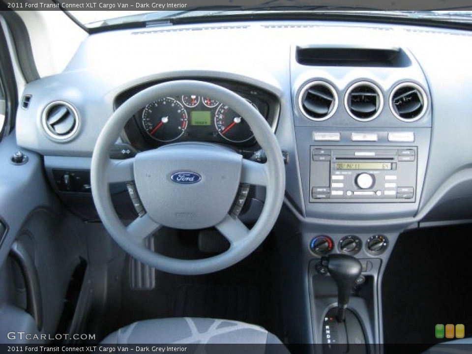 Dark Grey Interior Dashboard for the 2011 Ford Transit Connect XLT Cargo Van #52917627