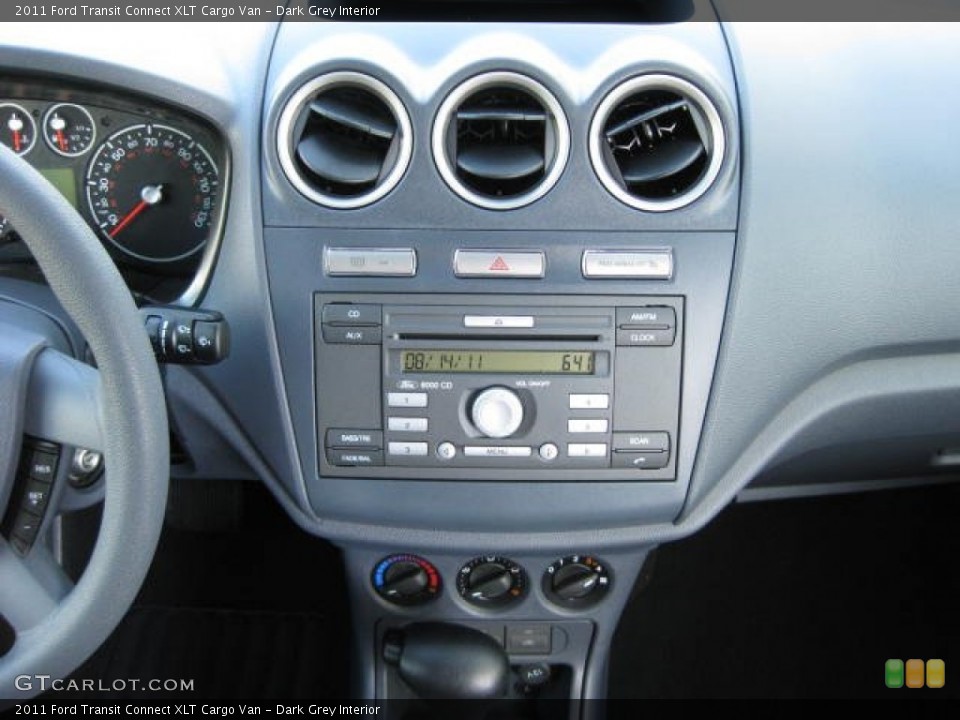 Dark Grey Interior Controls for the 2011 Ford Transit Connect XLT Cargo Van #52917642
