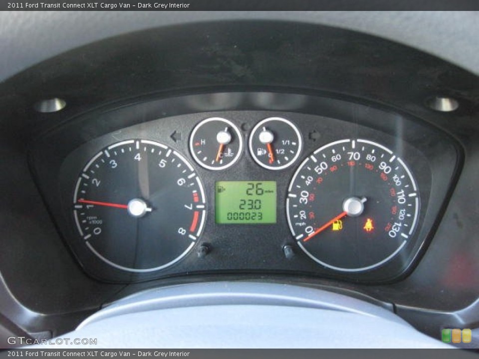 Dark Grey Interior Gauges for the 2011 Ford Transit Connect XLT Cargo Van #52917693