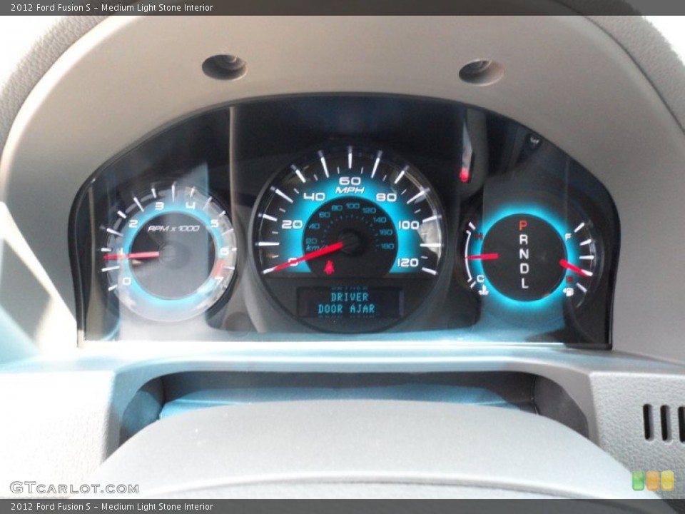 Medium Light Stone Interior Gauges for the 2012 Ford Fusion S #52918080