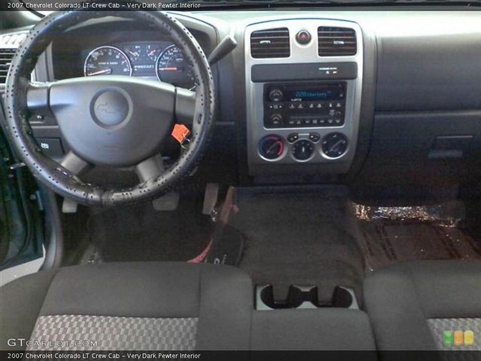 Very Dark Pewter Interior Dashboard for the 2007 Chevrolet Colorado LT Crew Cab #52918302