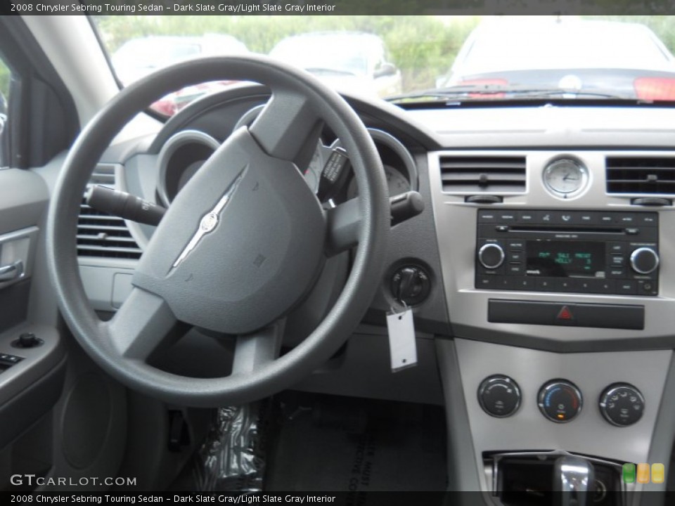 Dark Slate Gray/Light Slate Gray Interior Dashboard for the 2008 Chrysler Sebring Touring Sedan #52918914