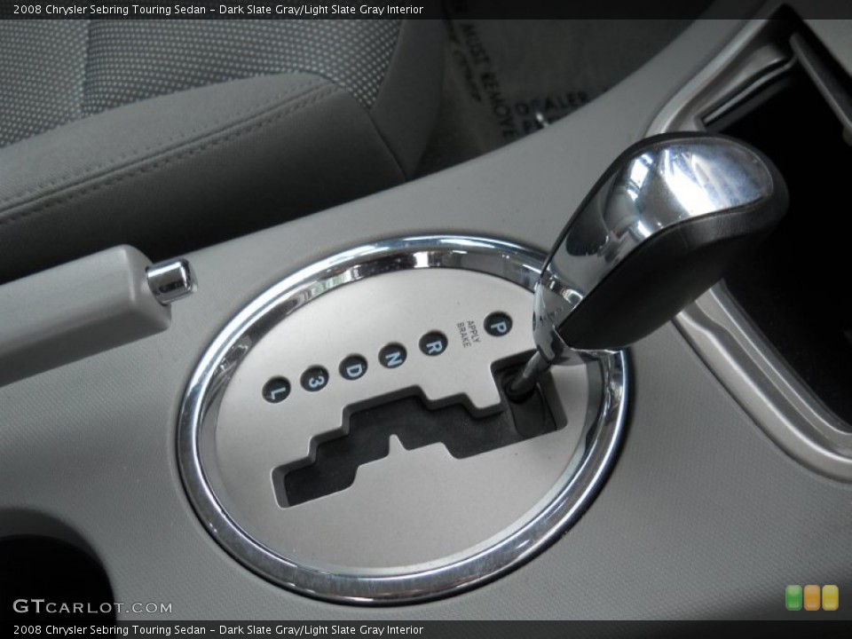 Dark Slate Gray/Light Slate Gray Interior Transmission for the 2008 Chrysler Sebring Touring Sedan #52919154
