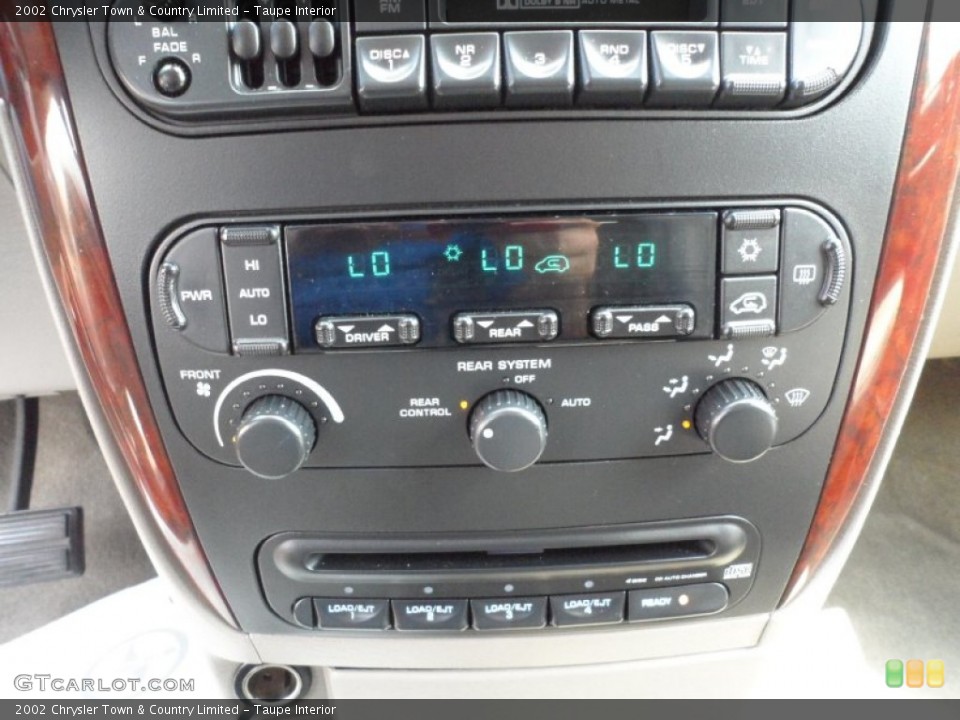Taupe Interior Controls for the 2002 Chrysler Town & Country Limited #52919343